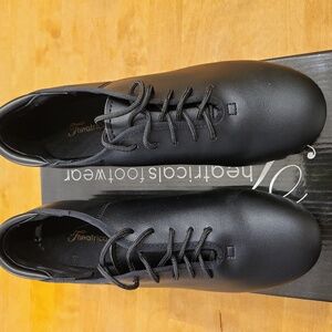 Theatricals Footwear Adult Lace Up Tap Shoes - PU Leather- women's size 8